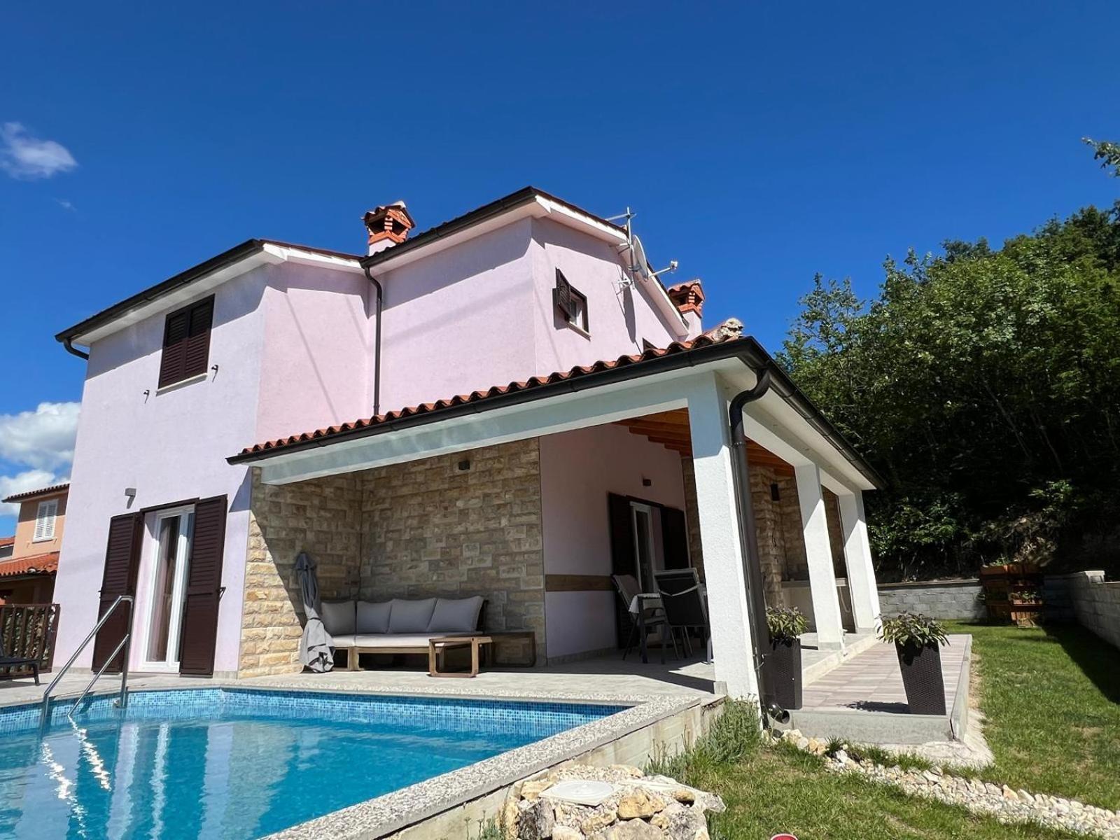 Villa El Istria Лабин Экстерьер фото
